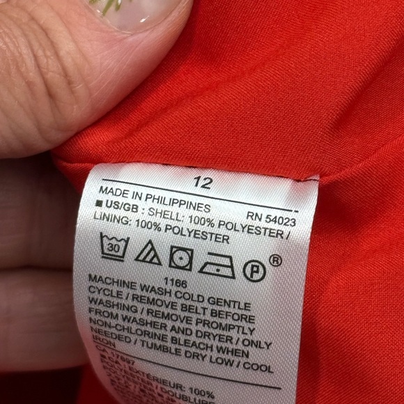 Banana Republic Red Floral Midi Dress - Picture 11 of 16